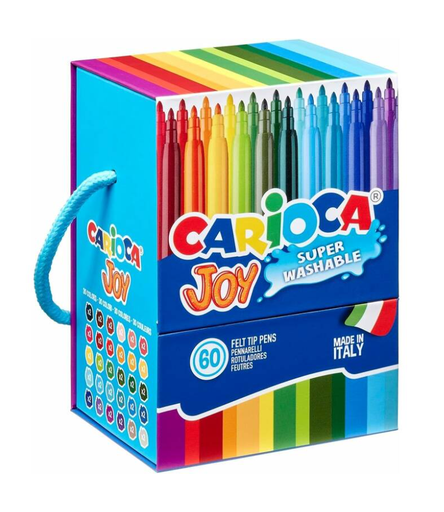 [91.910] Feutres Carioca Joy assortiment 60 couleurs