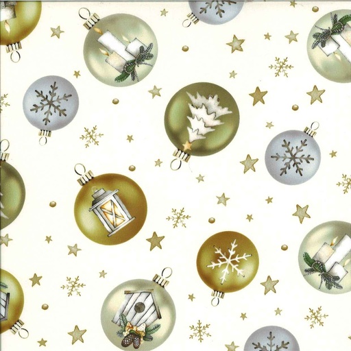 Tissu Noël imprimé largeur 145 cm  