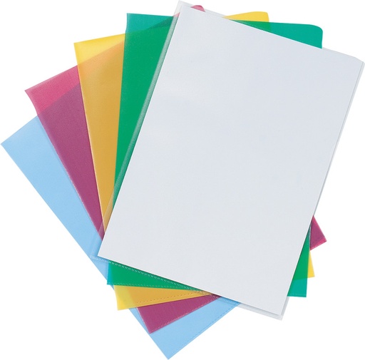 Dossiers  plastiques Q-Connect A4 boîte 100 pièces 