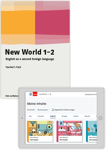 [44560] New World 1-2, Lizenzschein mit Zugang zu digitalen Inhalten für Lehrpersonen zum Teacher's Pack