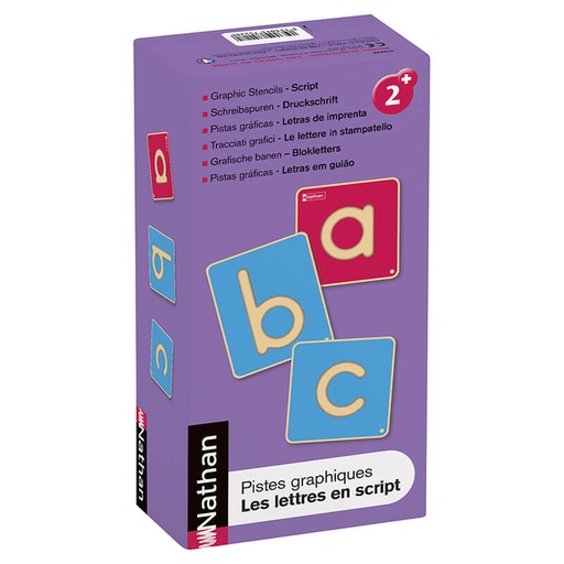 [90.353] Pistes graphiques - Lettres en script Nathan