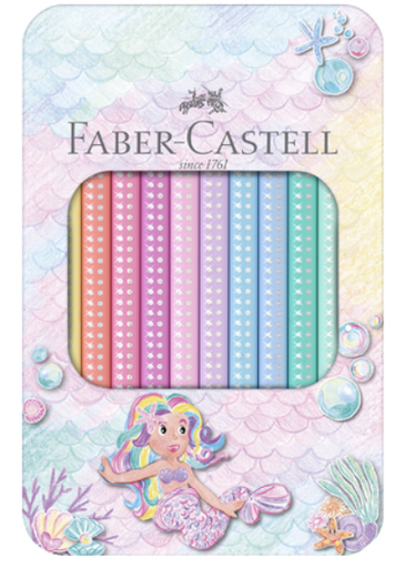 [91.100.920] Crayons de couleur Faber-Castell Jumbo Grip, assortiment 10 couleurs pastels