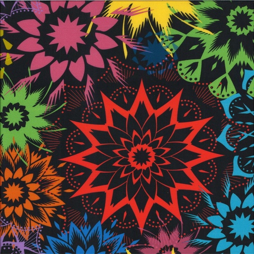 [71.409.973] Baumwolle bedruckt Breite 115 cm    