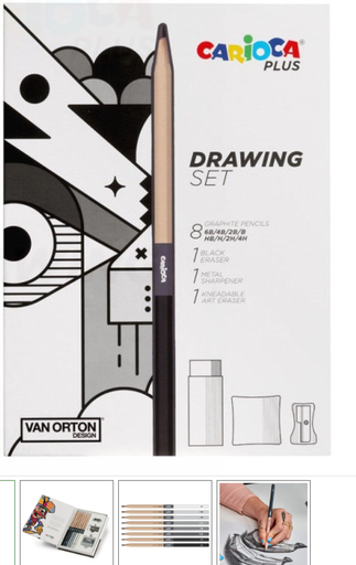 [91.600] Carioca Plus set de dessin crayon