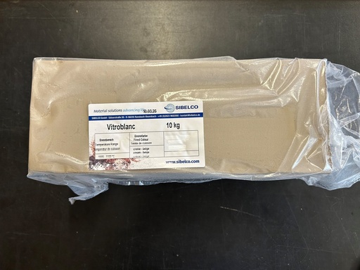 Terre à modelage 10 kg Vitroblanc de chez M.Peter Fink à Ependes