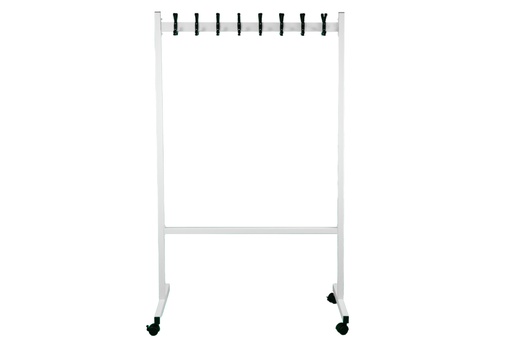 [DSA275654] Portant de vestiaire mobile juxtaposable avec 16 crochets