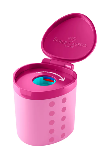 [68.809] Taille-crayon rose pour crayon Grippy Faber-Castell