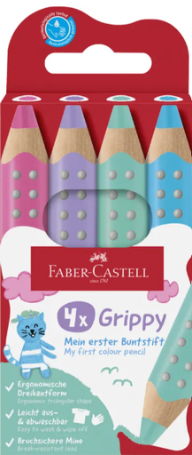 Crayons de couleurs Faber-Castell Grippy