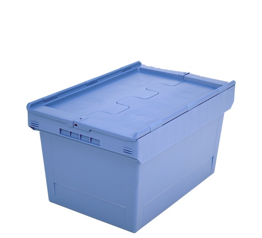 [DSA201608] Bac réutilisable plombable, capacité 58 l, Couvercle à charnière en 2 parties