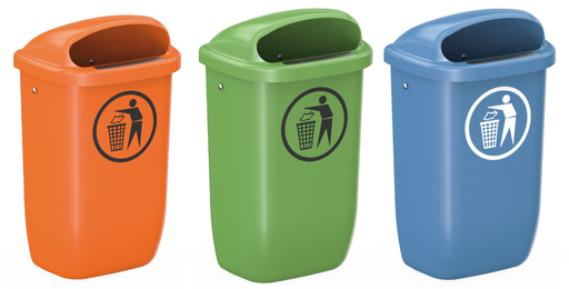 Poubelle Citymate pour l'extérieur, 50 l