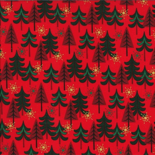 Tissu Noël imprimé largeur 140 cm 